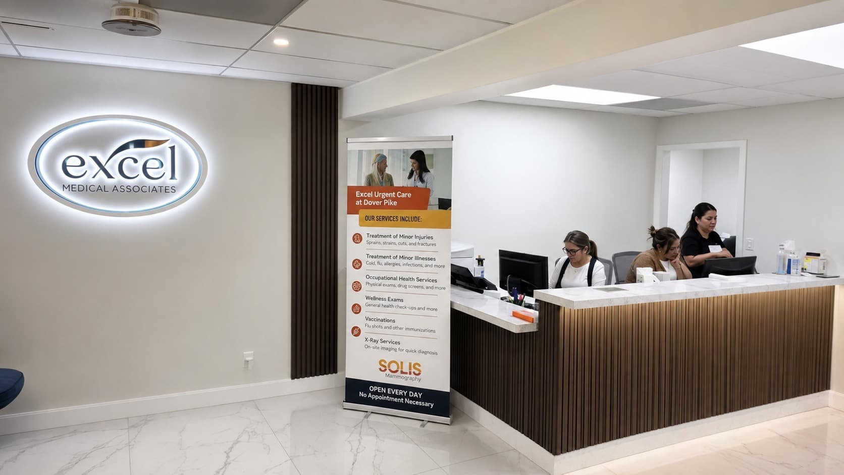 Recepción de Excel Medical Associates